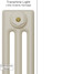 CI-SH-CREAM-032 - Shelbourne Cream 3 Column Victorian Cast Iron Radiator H450mm x W812mm CI-SH-CREAM-032 - Shelbourne Cream 3 Column Victorian Cast Iron Radiator H450mm x W812mm